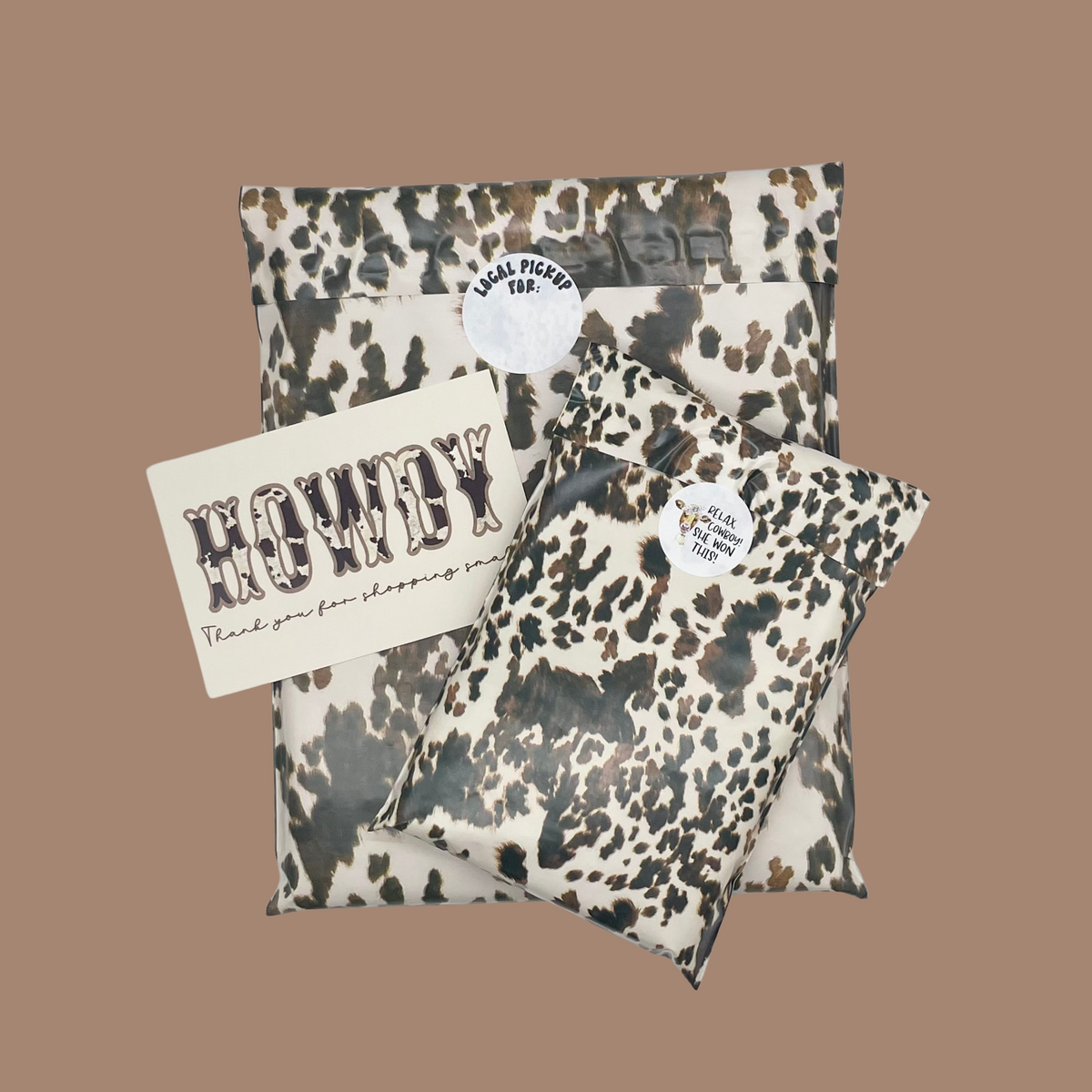 20x30 Premium Tissue Paper Sheets- Classic Cowhide – Marley Rae Mailers