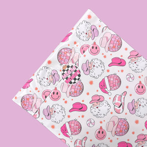 10x13 Premium Poly Mailer- Disco Santa