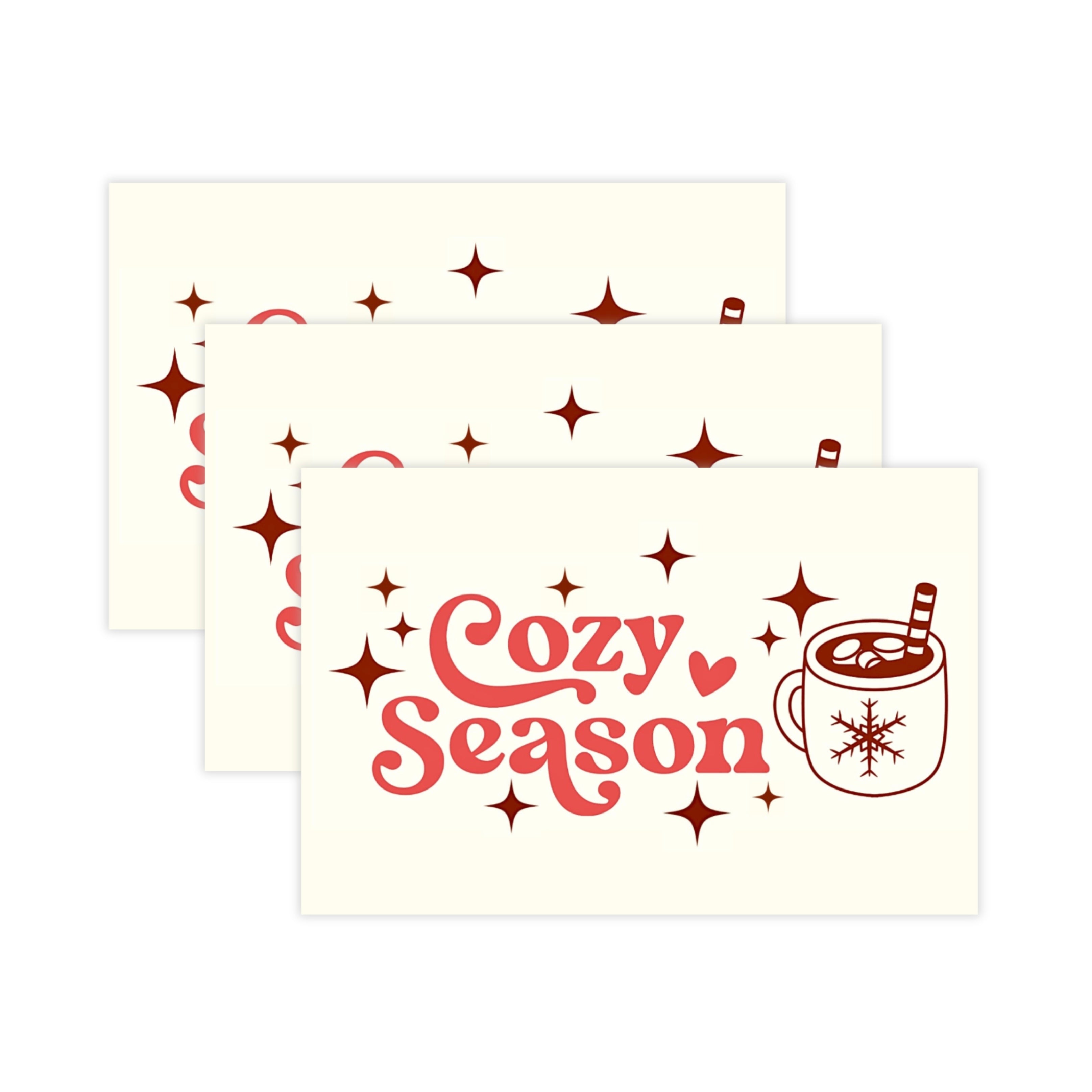 4x6" Package Insert Cards- Cozy Season