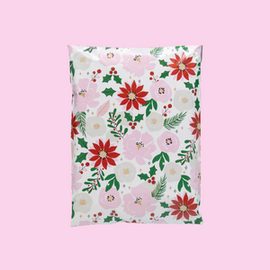 10x13 Premium Poly Mailer- Festive Floral