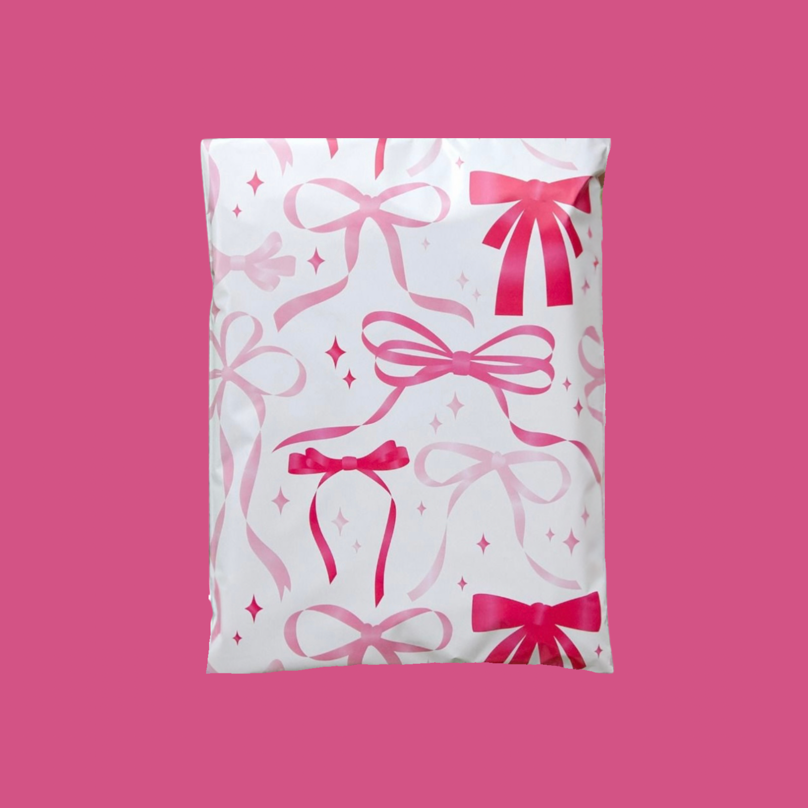 10x13 Premium Poly Mailer- Pink Bows