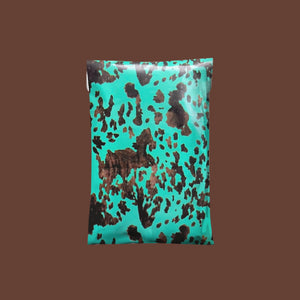 6x9 Premium Poly Mailer- Turquoise Cowhide