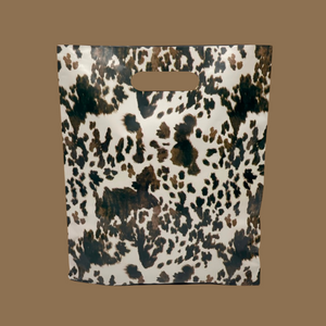 12x15 Merchandise Shopping Bag- Classic Cowhide