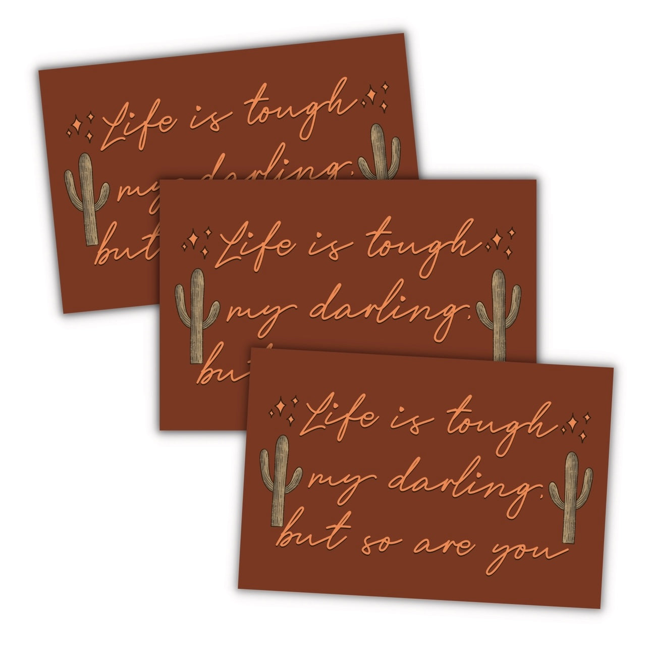 4x6" Package Insert Cards- You Are Tough